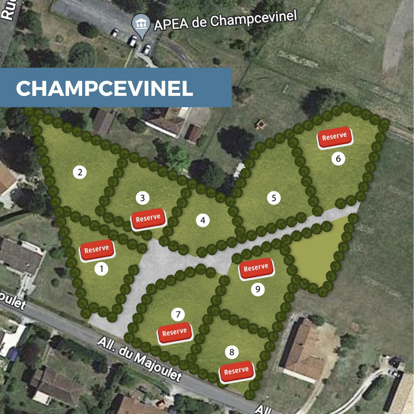 Terrains Champcevinel